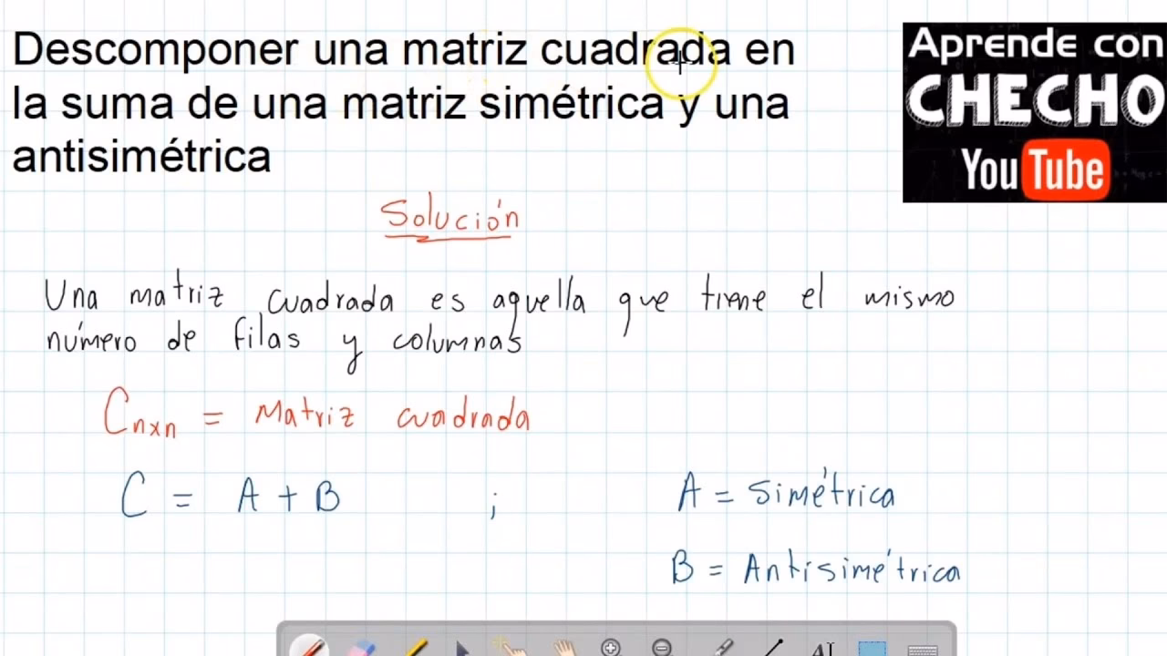 ¿Cómo se calcula el determinante de una matriz de 2x2?