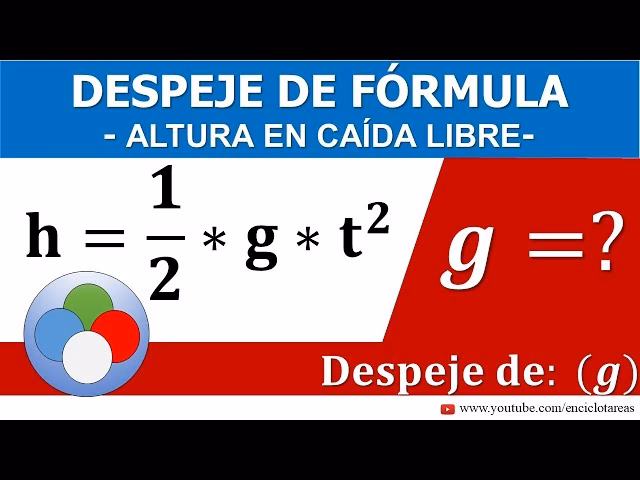 ¿Cómo se calcula la fuerza de gravedad?