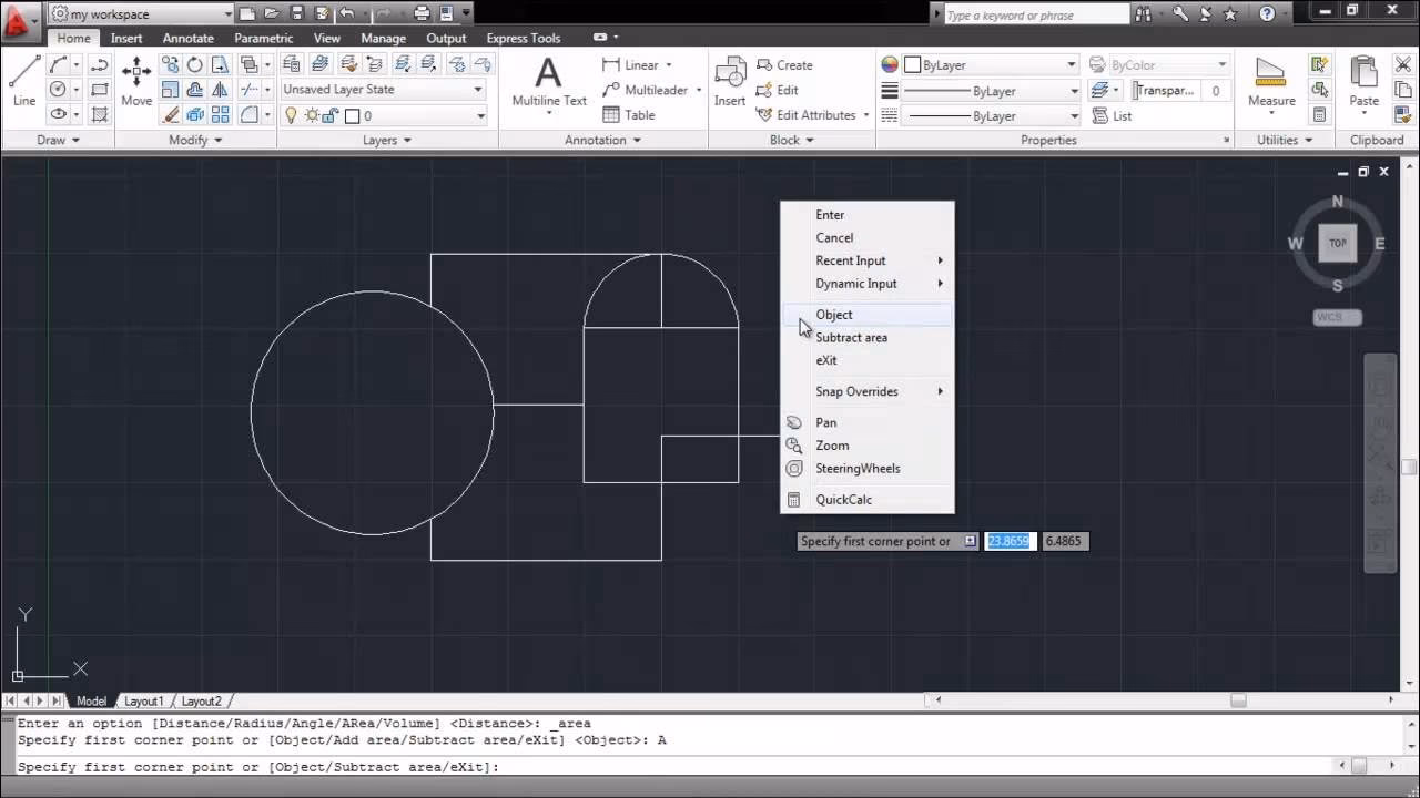 ¿Cómo sacar los m2 de un plano en AutoCAD?