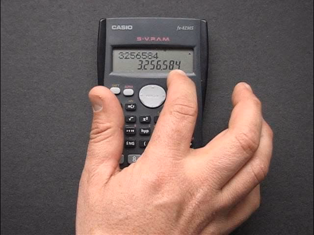 ¿Cómo cambiar el punto por coma en la calculadora?