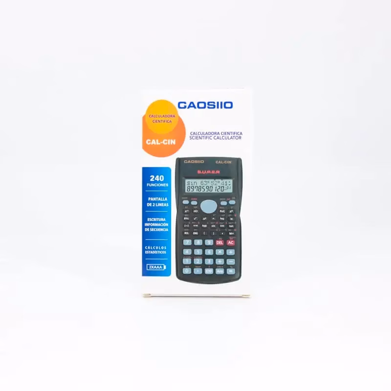 ¿Qué operaciones hace una calculadora científica?