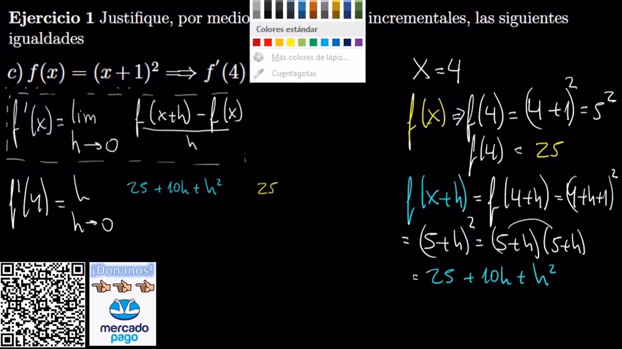 ¿Cuál es la derivada de x3?