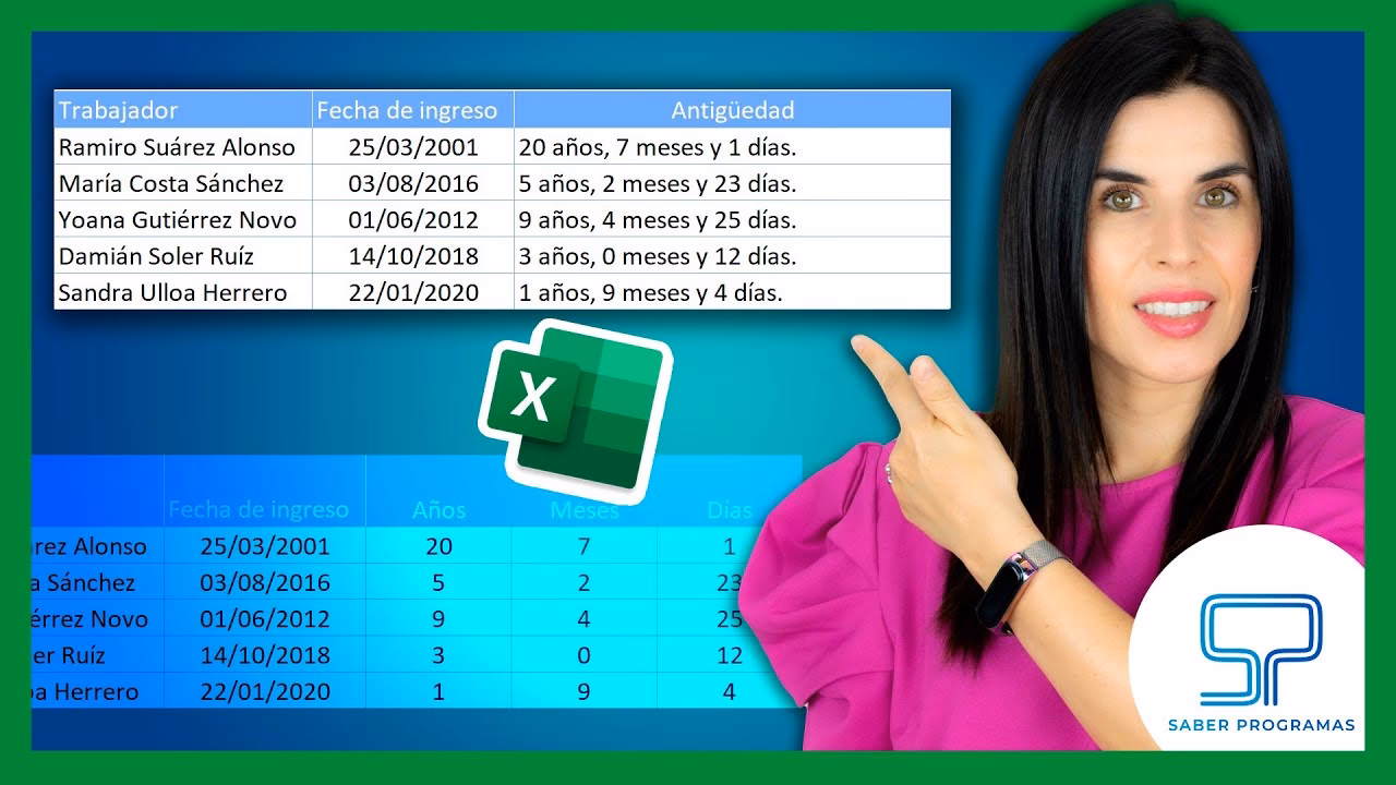 ¿Cómo calcular los años de antigüedad de un trabajador?