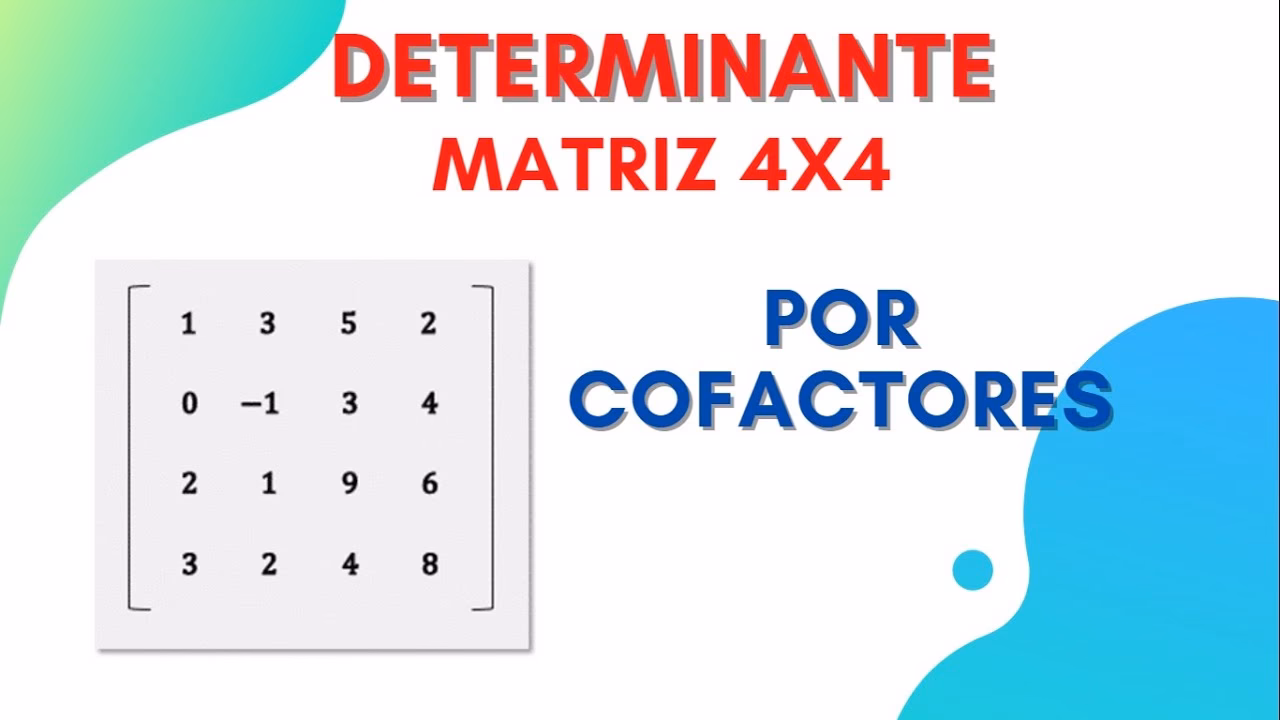 ¿Cómo se calculan los menores de una matriz?