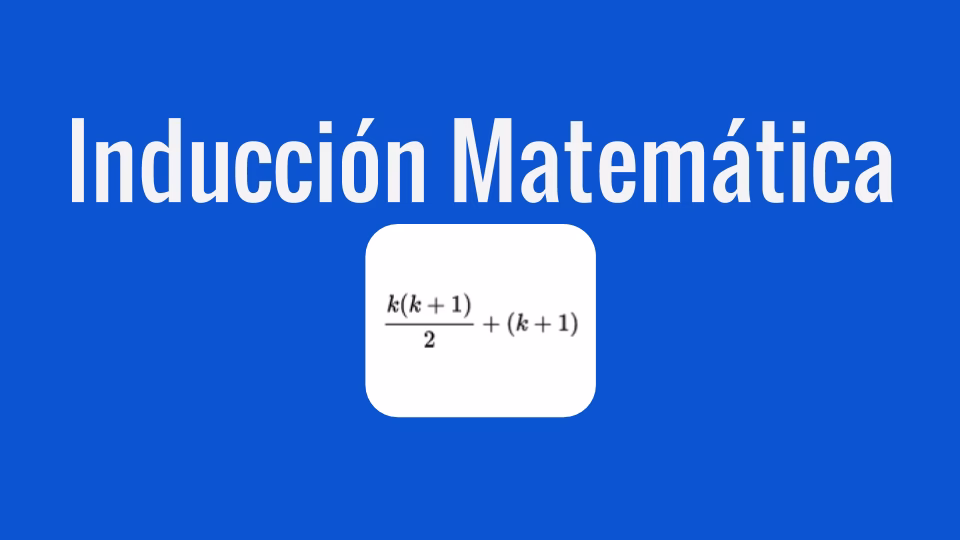 ¿Cuál es el método de inducción?