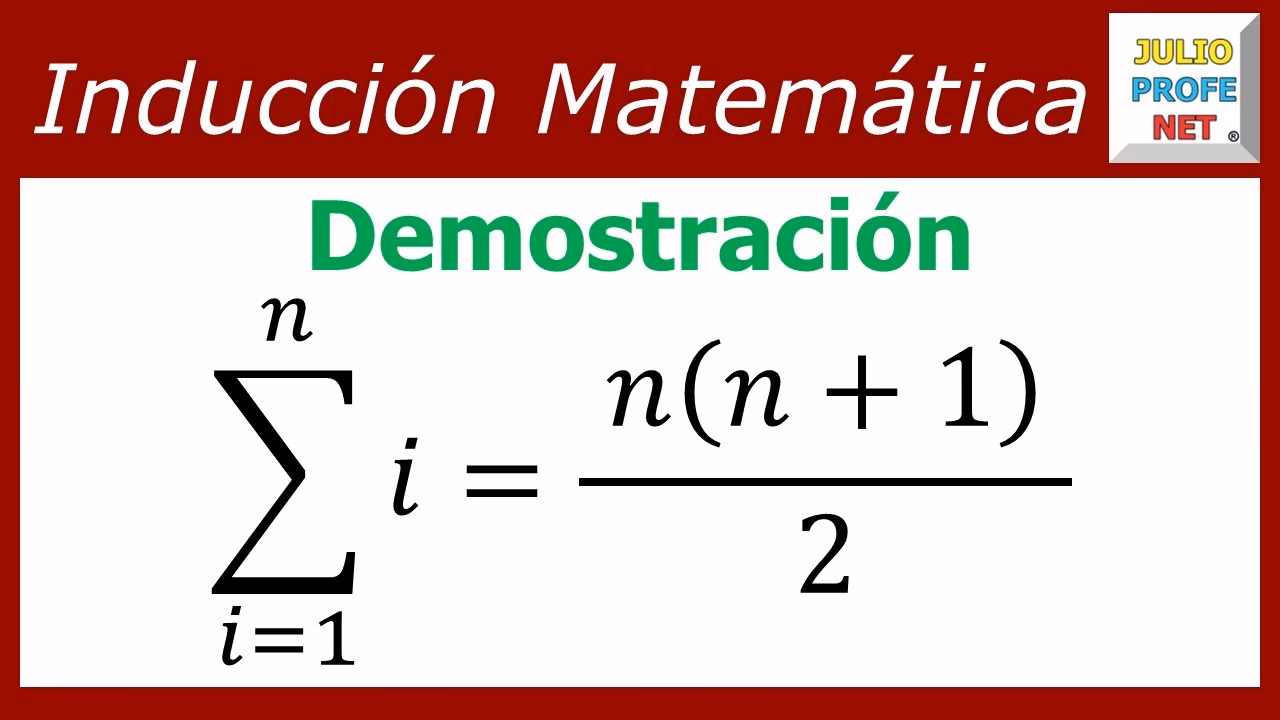 ¿Cómo hacer una demostración por inducción?