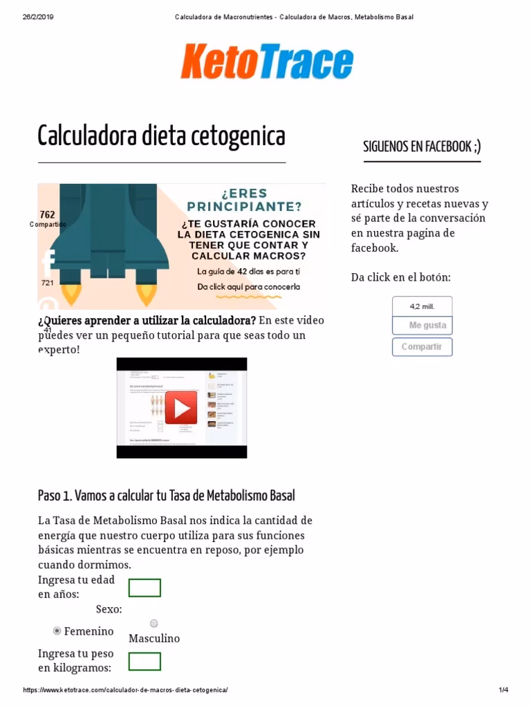 ¿Cómo calcular los macronutrientes en la dieta cetogénica?