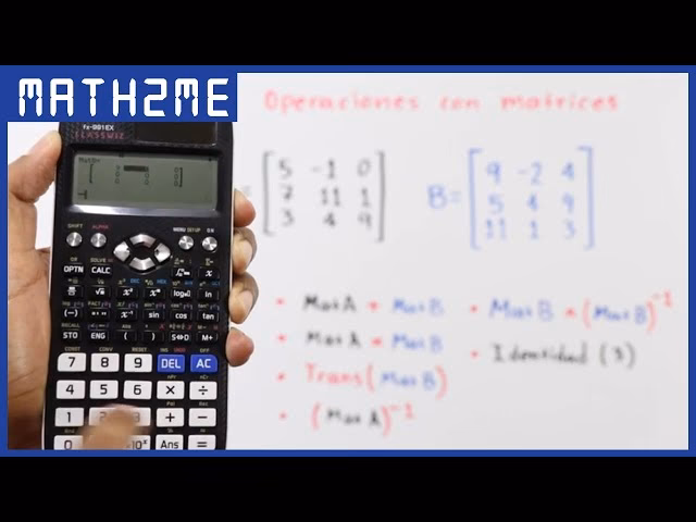 ¿Cómo se calcula la matriz inversa de una matriz 2x2?