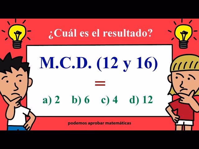 ¿Cuál es el MCD. de 1260 y 1575?