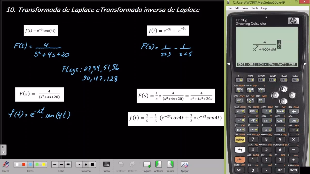 ¿Cuál es la fórmula general de la transformada de Laplace?