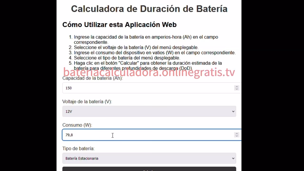 ¿Cómo calculo cuánto durará mi batería?