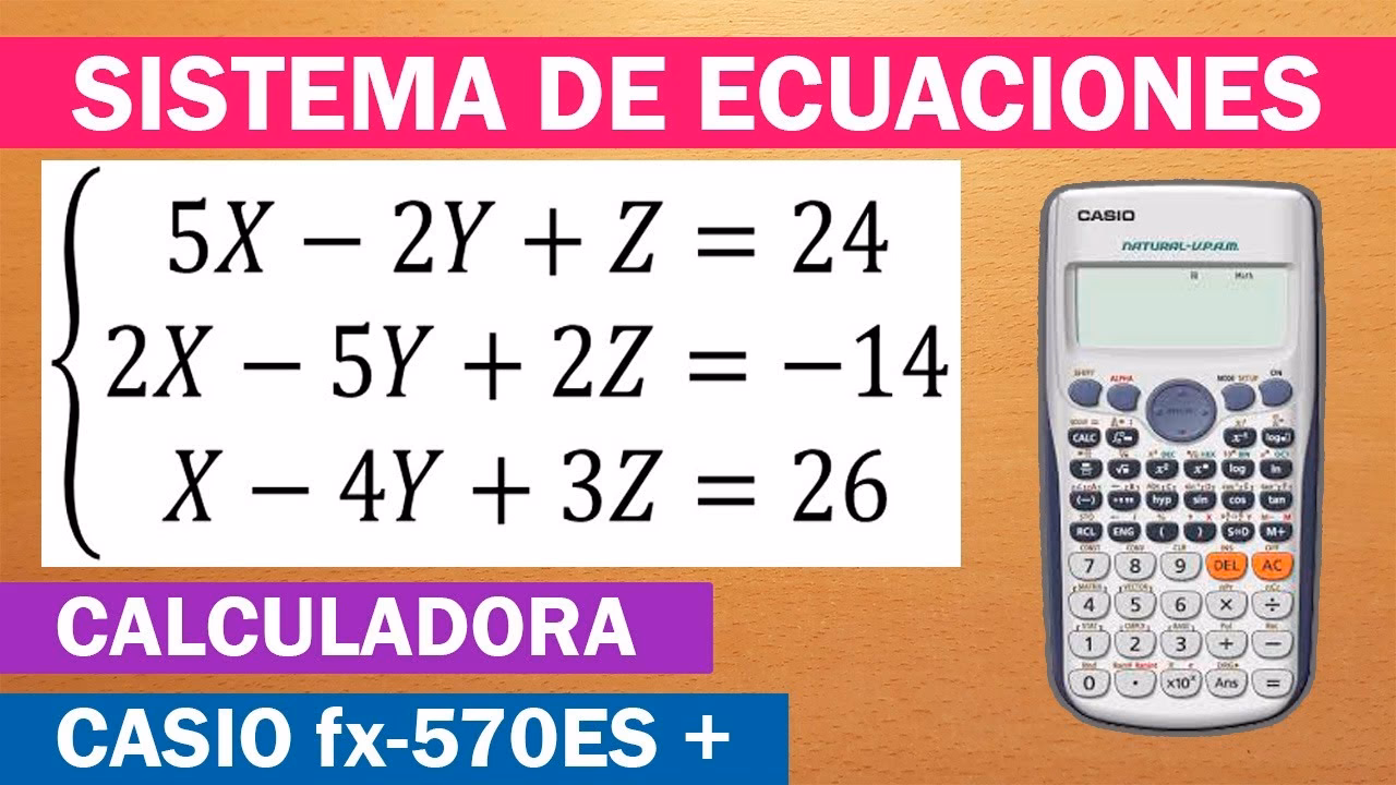 ¿Cómo resolver ecuaciones de 3 incógnitas?