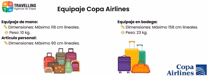 ¿Qué equipaje incluye la tarifa económica básica de Copa Airlines?