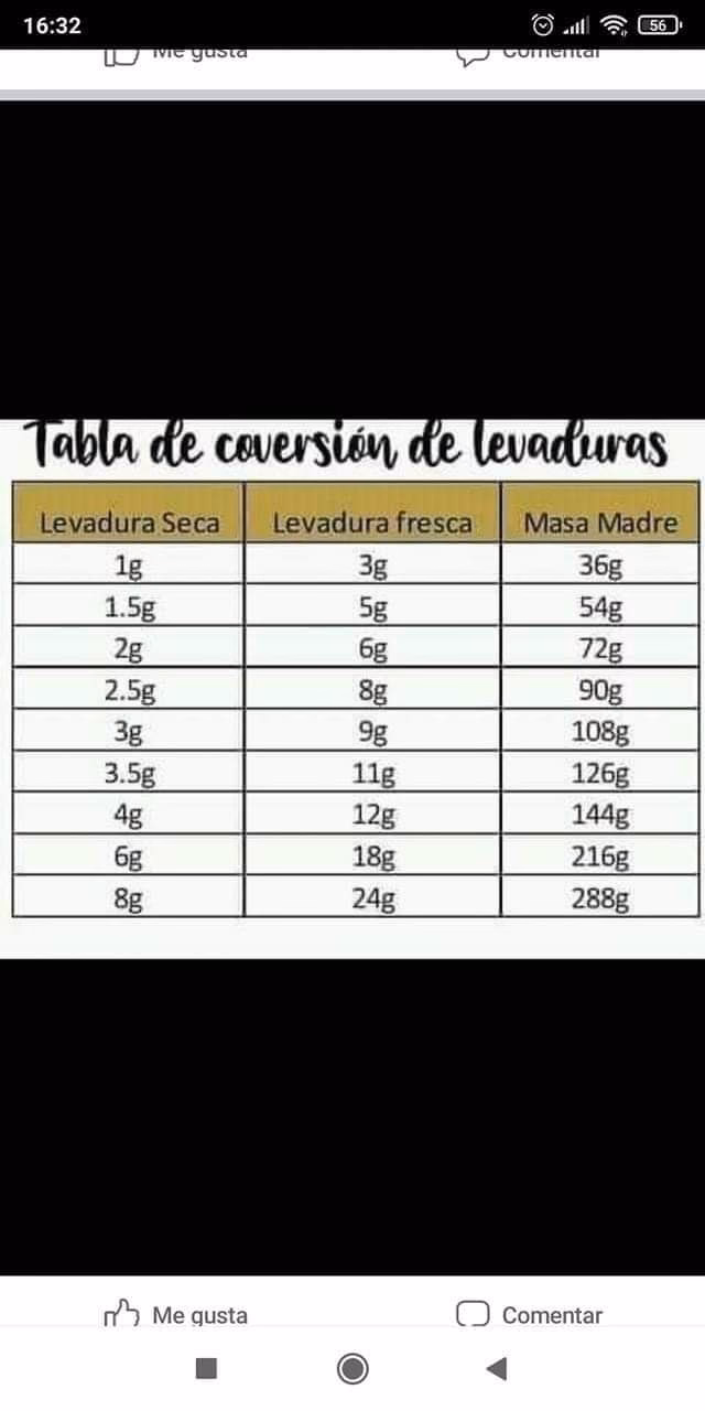 ¿Cuál es el porcentaje ideal de masa madre?