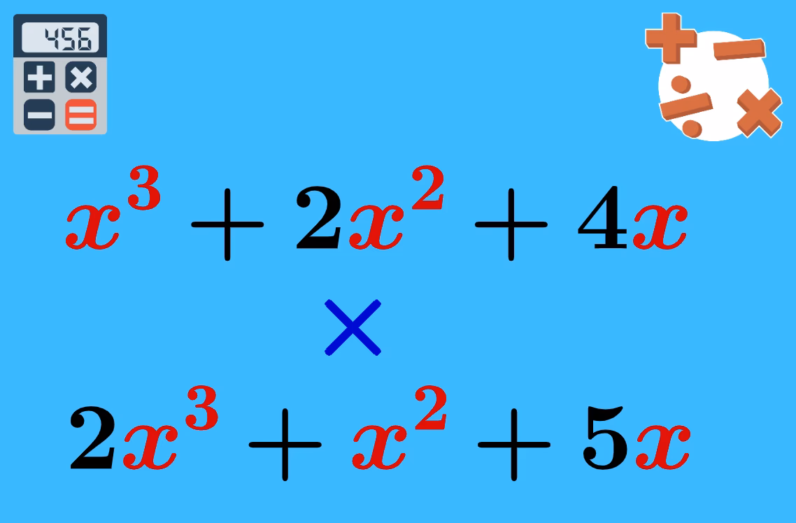 ¿Cómo se multiplican polinomios?