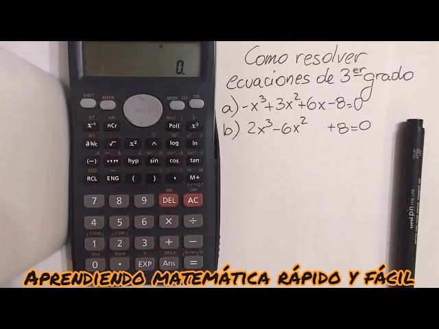 ¿Cómo encontrar las raíces de una ecuación de tercer grado?