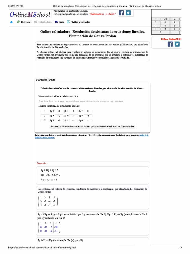 ¿Qué método es más fácil, Gauss o Gauss Jordan?