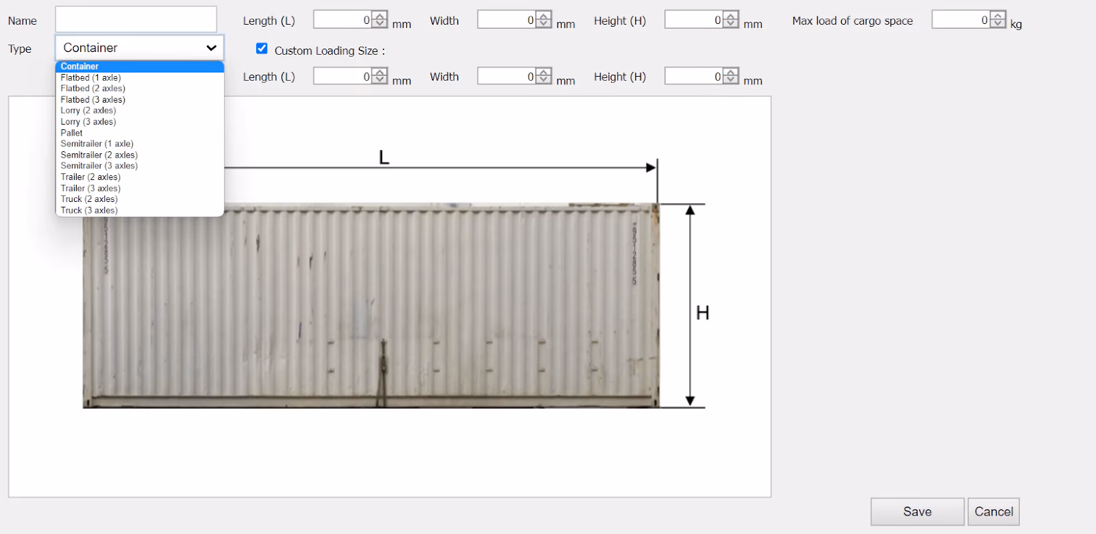 ¿Cuánto carga un contenedor de 20 y 40 pies?