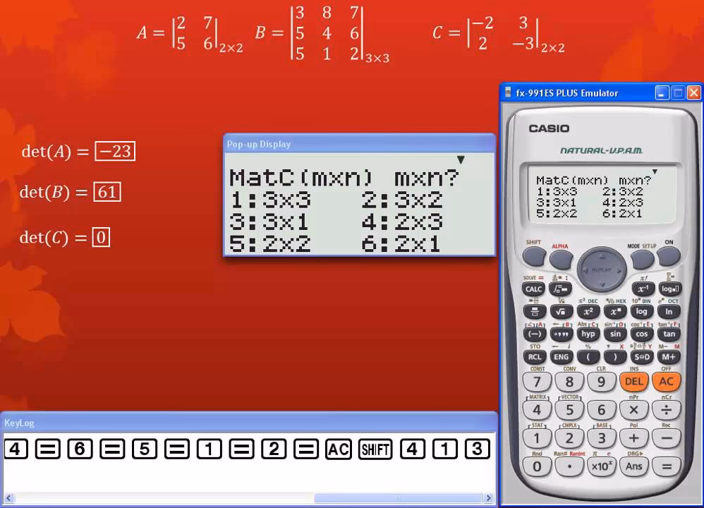 ¿Cómo se calculan los determinantes?