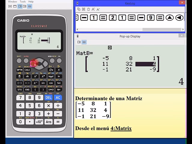 ¿Cómo se calculan los determinantes?