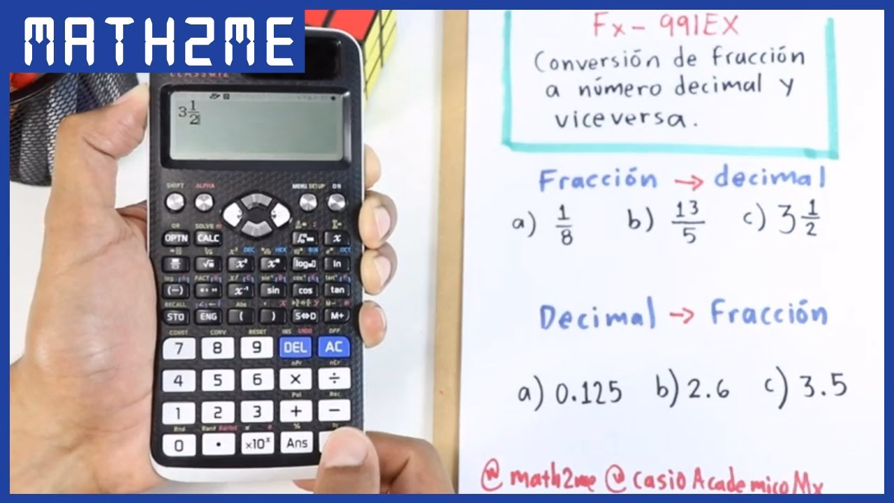 ¿Cómo transformar en número decimal una fracción?