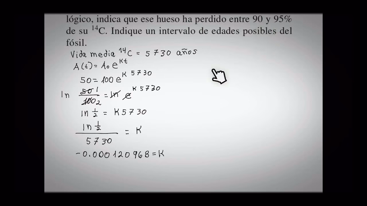 ¿Cómo calcular la vida media de un elemento?