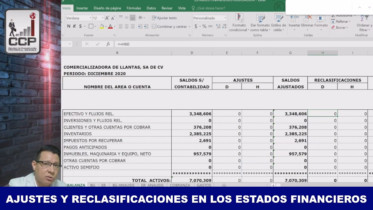 ¿Cómo sacar los ajustes contables?