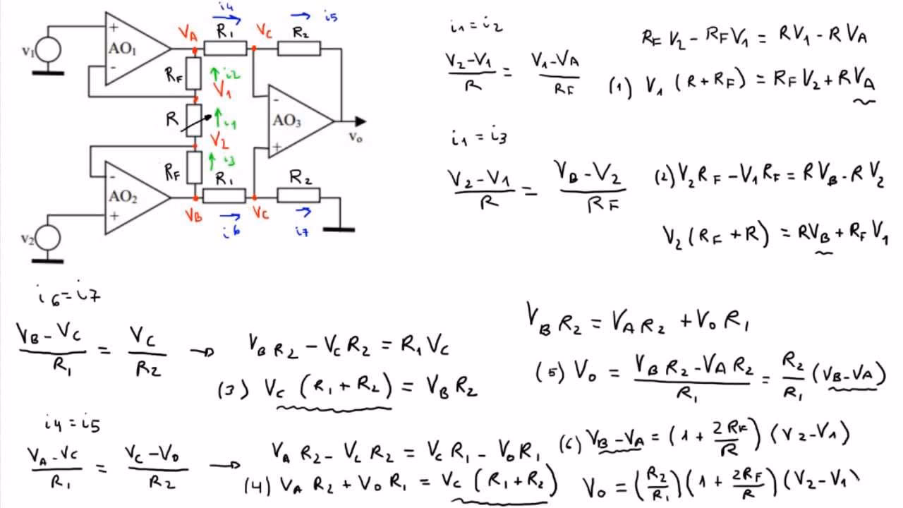 ¿Cómo calcular la corriente en el amplificador operacional?