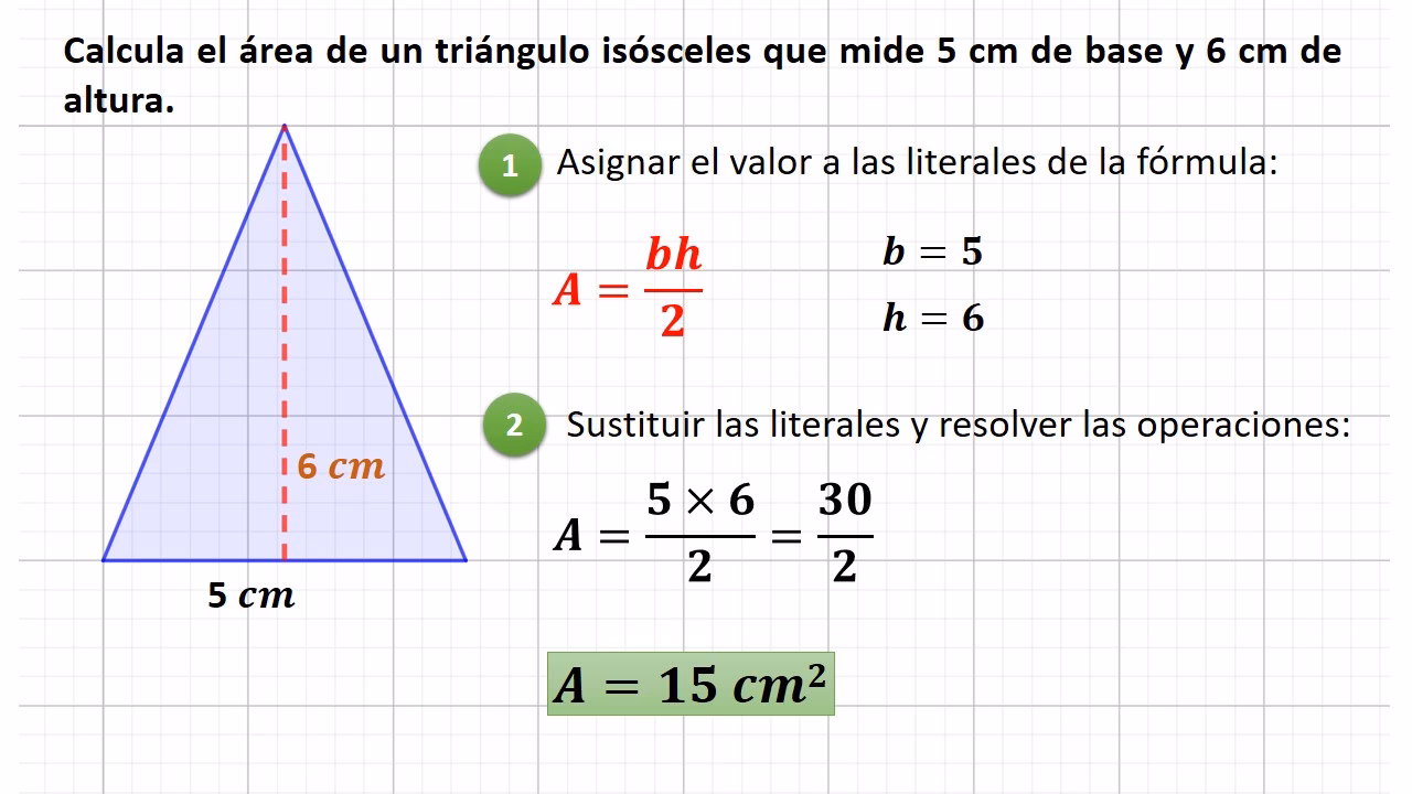 ¿Cómo saber cuál es la base de un triángulo isósceles?