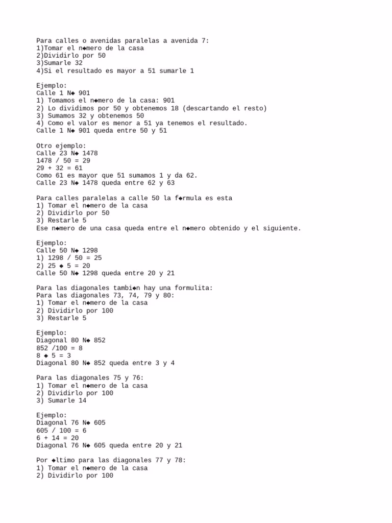 ¿Cómo calcular las calles de la plata?