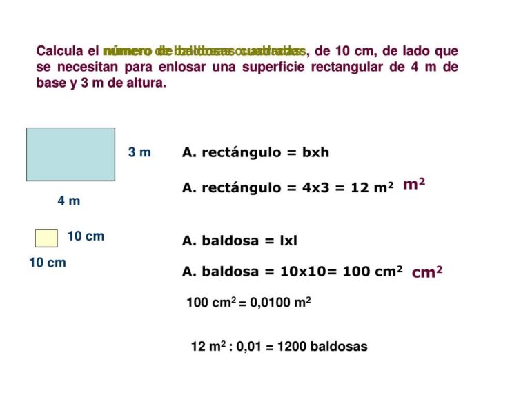 ¿Cuántas baldosas caben en un metro cuadrado? | TODO CALCULADORAS
