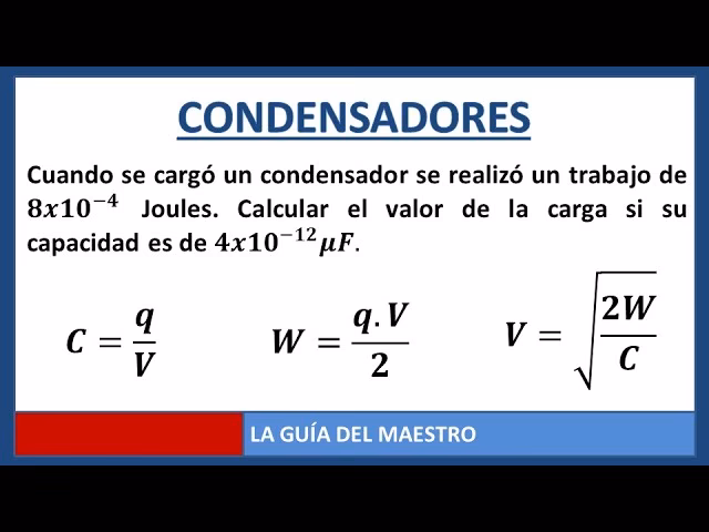 ¿Cómo calculo qué capacitor necesito?