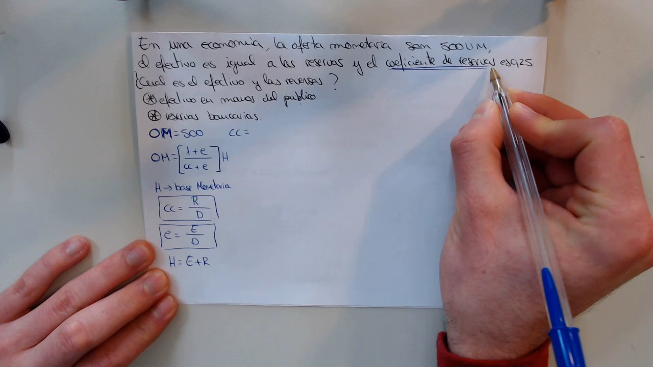¿Cómo se calcula el coeficiente de reservas?