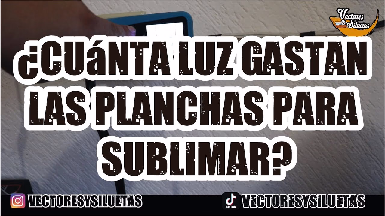 ¿Cuánto consume una plancha de estampado?