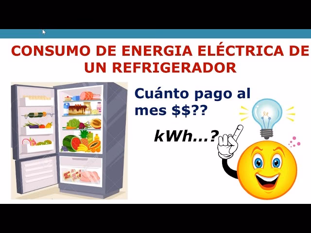 ¿Cómo calcular el consumo diario de una nevera?