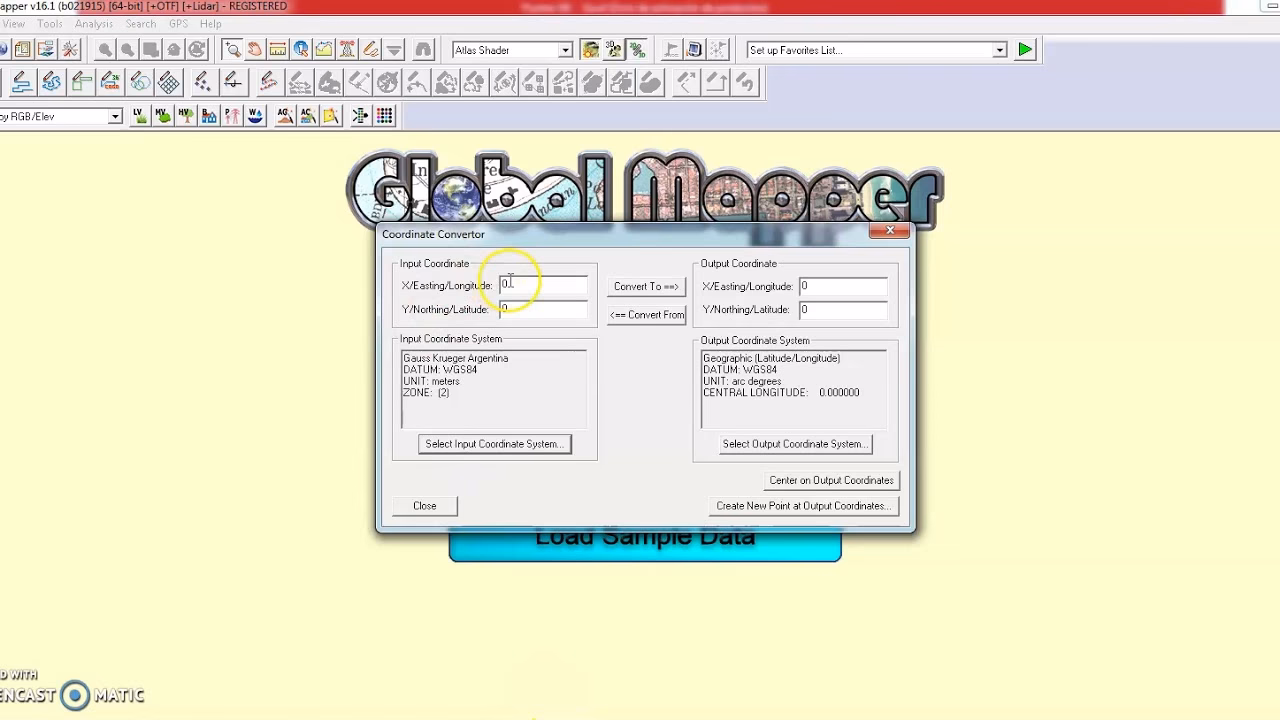 ¿Cómo sacar coordenadas Gauss-Kruger?