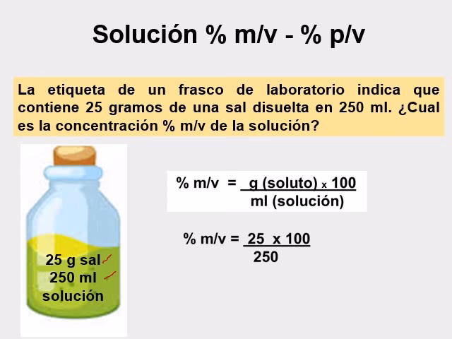 ¿Cómo calcular p/v con densidad?