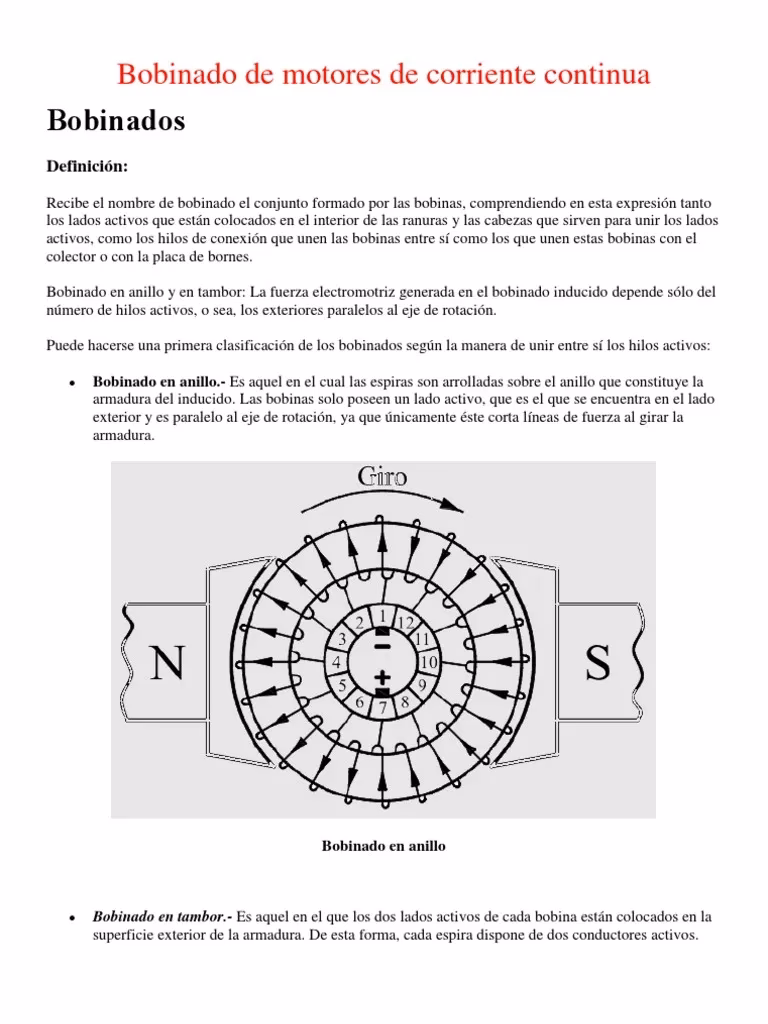 ¿Qué cable se utiliza para el bobinado del motor?
