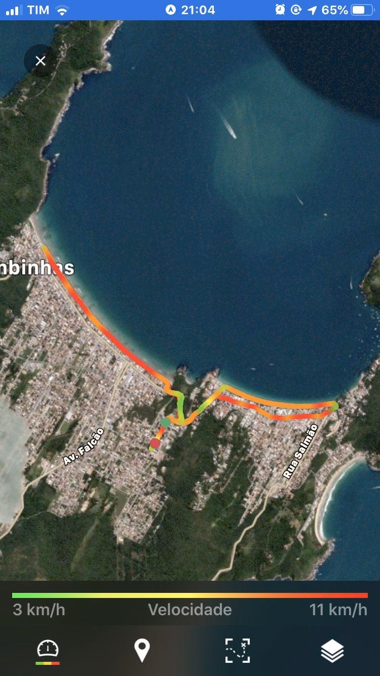 ¿Qué distancia hay entre Florianópolis y Bombas y Bombinhas?