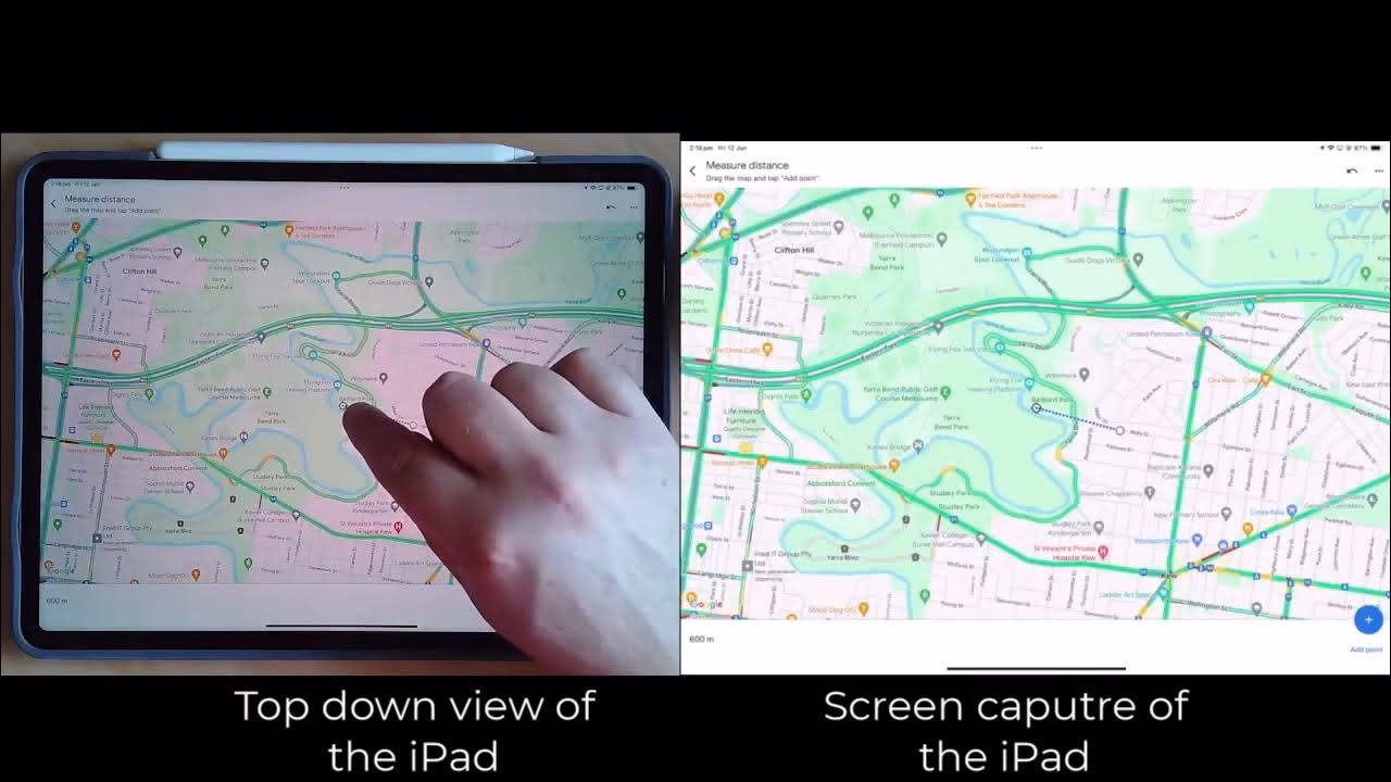 ¿Cómo medir la distancia en el mapa de iPhone?