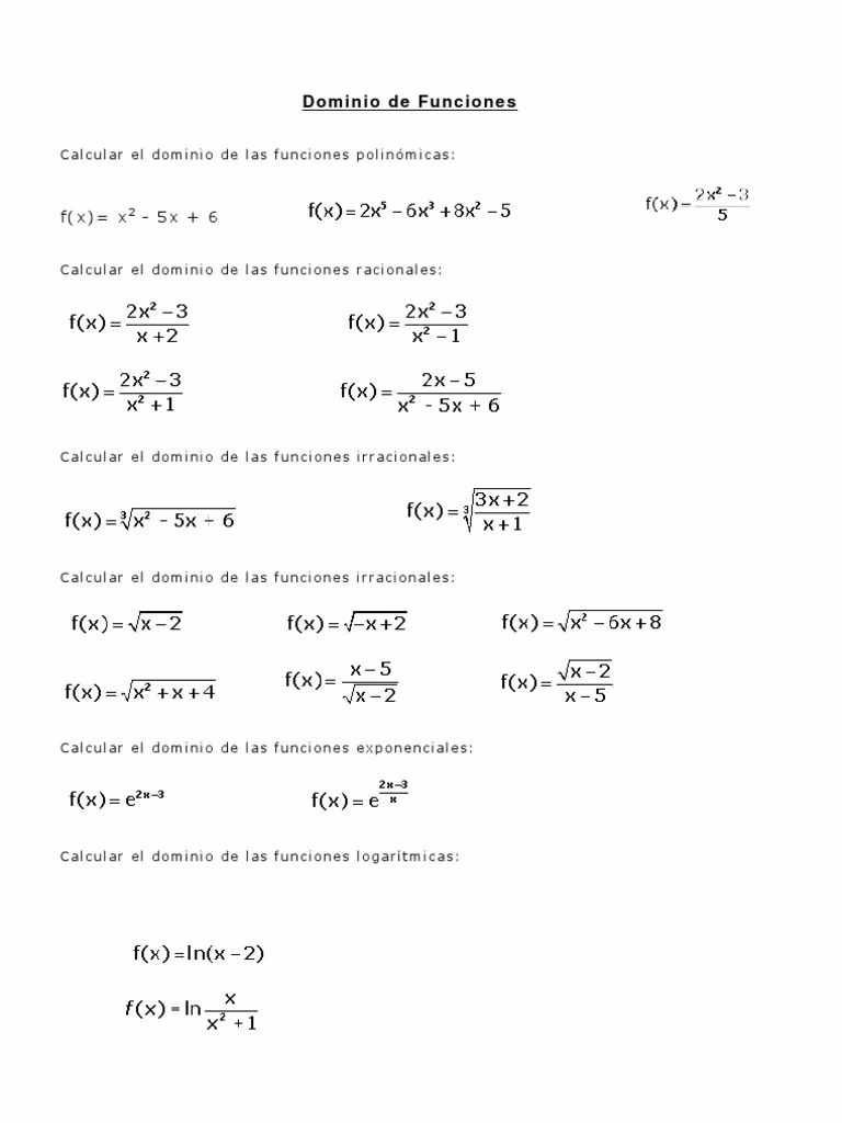 ¿Qué es el dominio máximo?