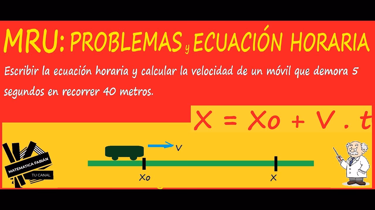 ¿Cómo sacar la ecuación horaria?
