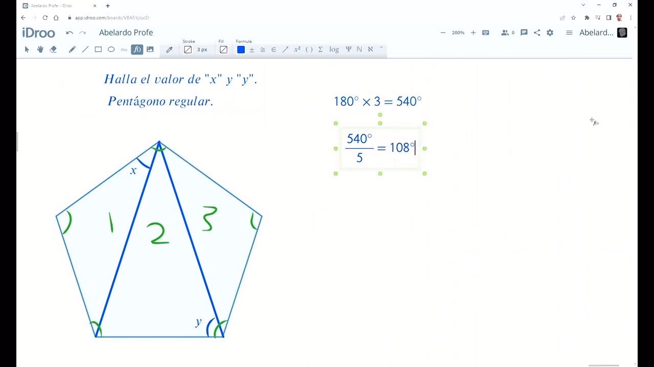 ¿Cómo calcular el ángulo faltante de un cuadrilátero?