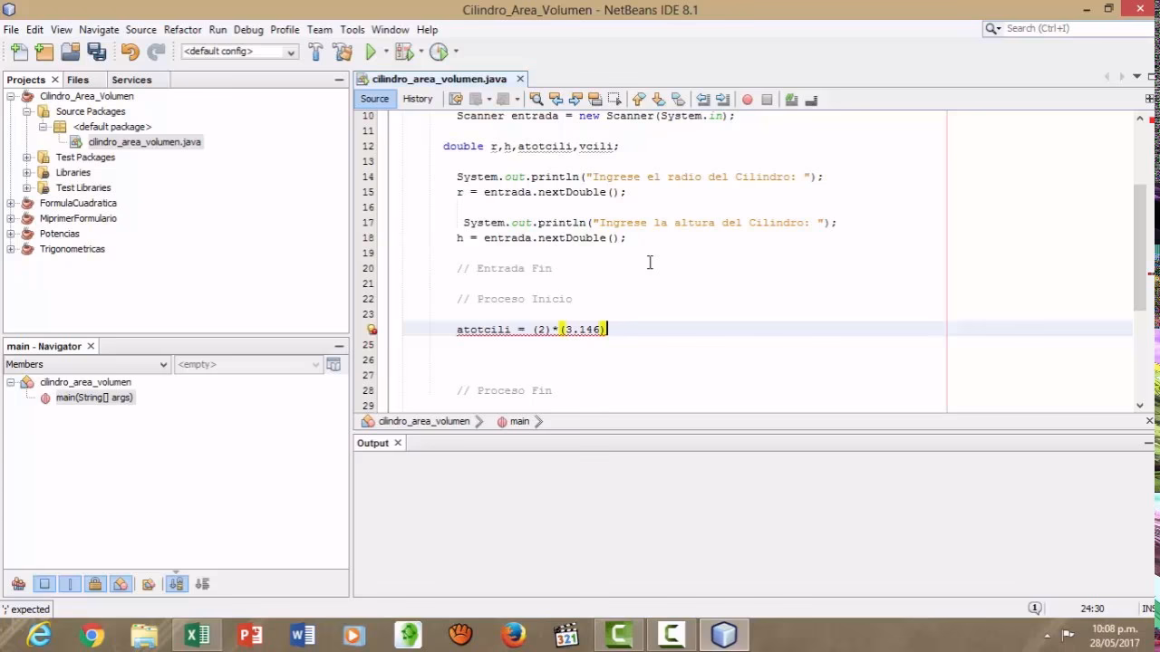 ¿Cómo calcular el área de un cuadrado en Java?