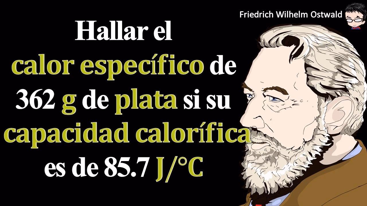 ¿Cómo sacar el calor específico de la plata?