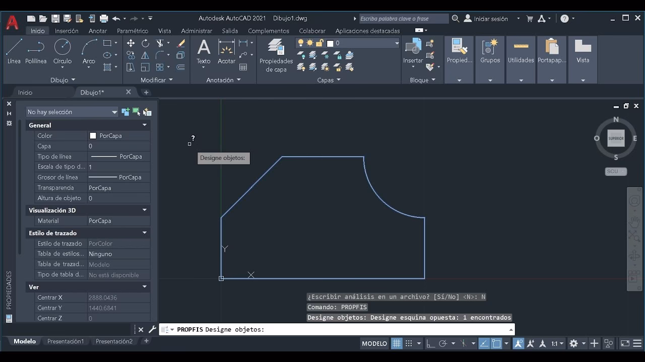 ¿Cómo saber el centro de un objeto en AutoCAD?