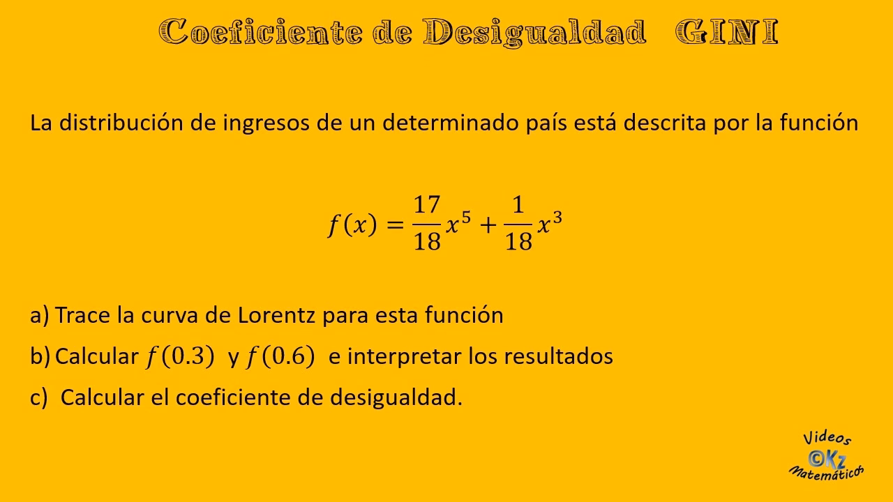 ¿Qué es el coeficiente de Gini en la ciencia de datos?