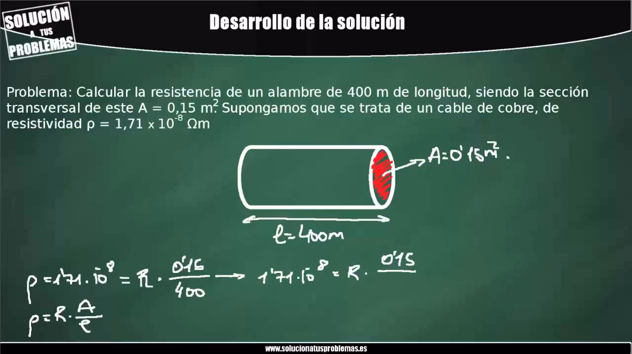 ¿Cuál es la fórmula para el diámetro de un alambre?