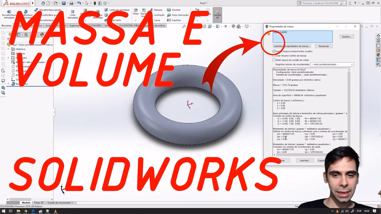 ¿Cómo saber el peso de una pieza en SolidWorks?