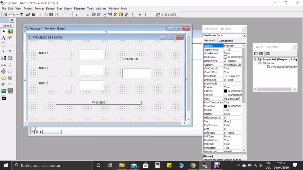 ¿Cómo promediar en Visual Basic?
